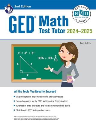 Cover image: GED Math Test Tutor, For the 2024-2025 GED Test 2nd edition 9780738612102