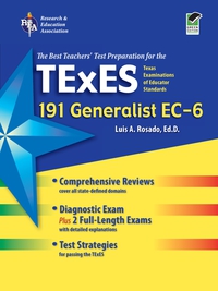 Imagen de portada: Texas TExES Generalist EC-6 (191) 9780738606866