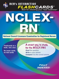 Imagen de portada: NCLEX-RN Flashcard Book 9780878914579