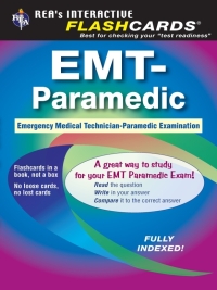 Imagen de portada: EMT-Paramedic Flashcard Book 1st edition 9780738603537