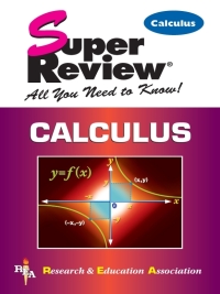 Titelbild: Calculus Super Review 1st edition 9780878911820