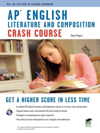 Omslagafbeelding: AP® English Literature & Composition Crash Course Book   Online 9780738607825