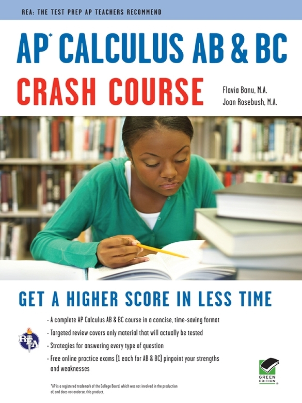 AP® Calculus AB & BC Crash Course Book   Online