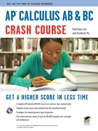 Titelbild: AP® Calculus AB & BC Crash Course Book   Online 9780738608877