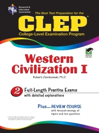 Imagen de portada: CLEP Western Civilization I - Ancient Near East to 1648 1st edition 9780738601106