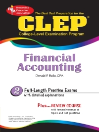 Imagen de portada: CLEP® Financial Accounting 1st edition 9780738603131