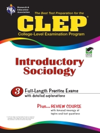 Imagen de portada: CLEP Introductory Sociology 1st edition 9780878919031