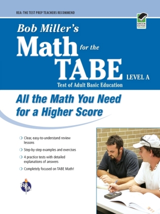 Cover image: Bob Miller's Math for the TABE Level A 1st edition 9780738605548