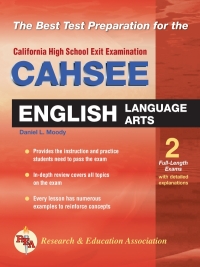Titelbild: CAHSEE English Language Arts 1st edition 9780738600017