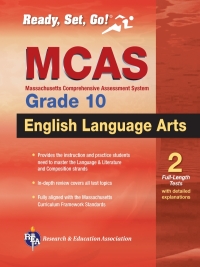 Titelbild: MCAS English  Language Arts, Grade 10 1st edition 9780738601908
