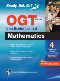Imagen de portada: OGT Ohio Graduation Test Mathematics 3rd edition 9780738609423