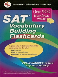 صورة الغلاف: SAT® Vocabulary Builder Interactive Flashcards Book 9780878911691