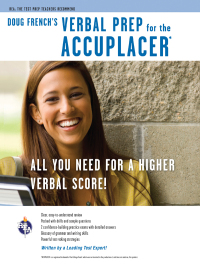 Cover image: ACCUPLACER®: Doug French's Verbal Prep 9780738609652