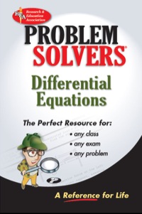 Cover image: Differential Equations Problem Solver 9780878915132