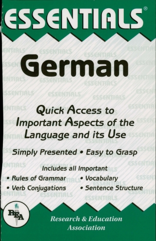 Imagen de portada: German Essentials 1st edition 9780878919277
