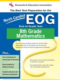 Imagen de portada: North Carolina EOG Grade 8 Math 9780738600260