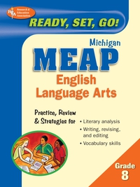 Omslagafbeelding: Michigan MEAP Grade 8 English Language Arts 9780738601007