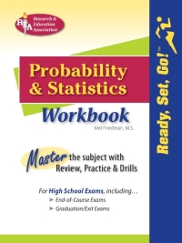 Titelbild: Probability and Statistics Workbook 1st edition 9780738604541