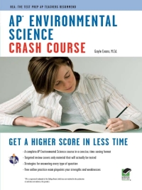 Imagen de portada: AP® Environmental Science Crash Course Book   Online 9780738609317