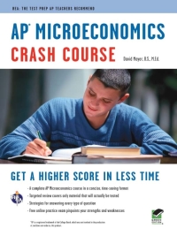 表紙画像: AP® Microeconomics Crash Course Book   Online 9780738609720
