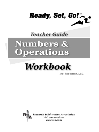 Cover image: Numbers and Operations Workbook 9780738604466
