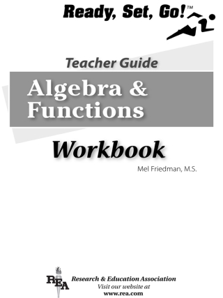 Cover image: Algebra & Functions Workbook 9780738604473