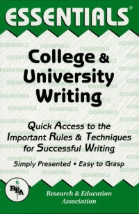 Cover image: College and University Writing Essentials 1st edition 9780878919642