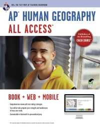 صورة الغلاف: AP® Human Geography All Access Book   Online   Mobile 9780738610597