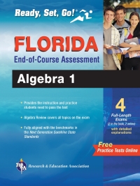 Titelbild: Florida Algebra I End-of-Course Assessment 1st edition 9780738610221
