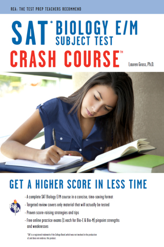 Cover image: SAT Subject Test™: Biology E/M Crash Course Book + Online 9780738610337