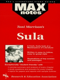 Titelbild: Sula  (MAXNotes Literature Guides) 1st edition 9780878912292