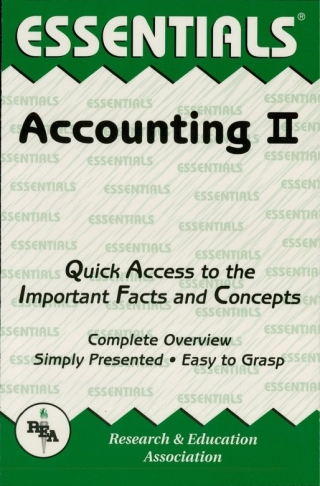 Cover image: Accounting II Essentials 9780878916726