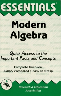 Cover image: Modern Algebra Essentials 1st edition 9780878916818