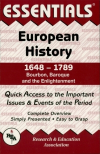 Cover image: European History: 1648 to 1789 Essentials 1st edition 9780878917075