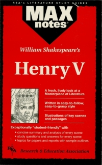 صورة الغلاف: Henry V (MAXNotes Literature Guides) 1st edition 9780878910199