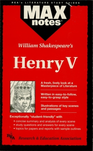Imagen de portada: Henry V (MAXNotes Literature Guides) 1st edition 9780878910199