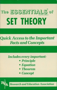 Cover image: Set Theory Essentials 1st edition 9780878916573