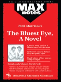 صورة الغلاف: Bluest Eye, The,  A Novel (MAXNotes Literature Guides) 9780878910083