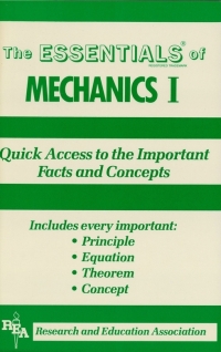 表紙画像: Mechanics I Essentials 1st edition 9780878916115