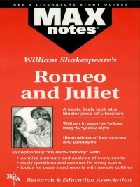 表紙画像: Romeo and Juliet  (MAXNotes Literature Guides) 1st edition 9780878919901