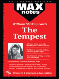 صورة الغلاف: Tempest, The  (MAXNotes Literature Guides) 9780878910526