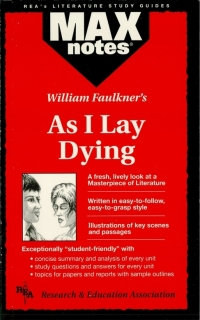 Imagen de portada: As I Lay Dying (MAXNotes Literature Guides) 1st edition 9780878910595