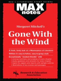 Imagen de portada: Gone with the Wind (MAXNotes Literature Guides) 9780878919550