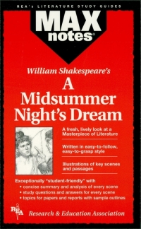 Cover image: Midsummer Night's Dream, A  (MAXNotes Literature Guides) 1st edition 9780878910304