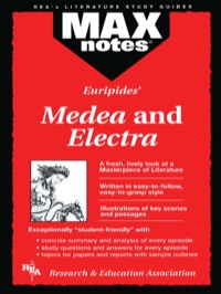 صورة الغلاف: Medea & Electra  (MAXNotes Literature Guides) 9780878910137