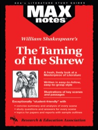 表紙画像: Taming of the Shrew, The  (MAXNotes Literature Guides) 9780878910502