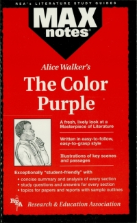 صورة الغلاف: Color Purple, The (MAXNotes Literature Guides) 1st edition 9780878910090