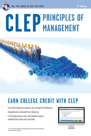 Cover image: CLEP® Principles of Management Book + Online 2nd edition 9780738610900
