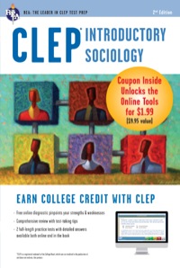 Omslagafbeelding: CLEP® Introductory Sociology Book + Online 2nd edition 9780738610917