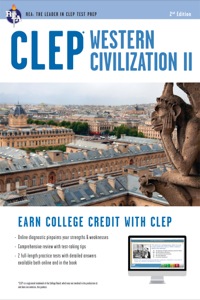 Cover image: CLEP® Western Civilization II Book + Online 2nd edition 9780738610498